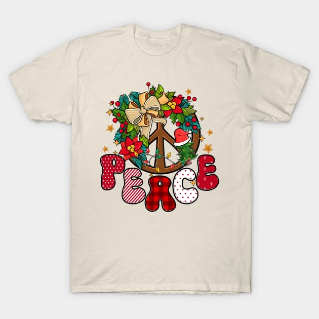 Peace on Earth Christmas T-Shirt by OWHolmes Boss Band